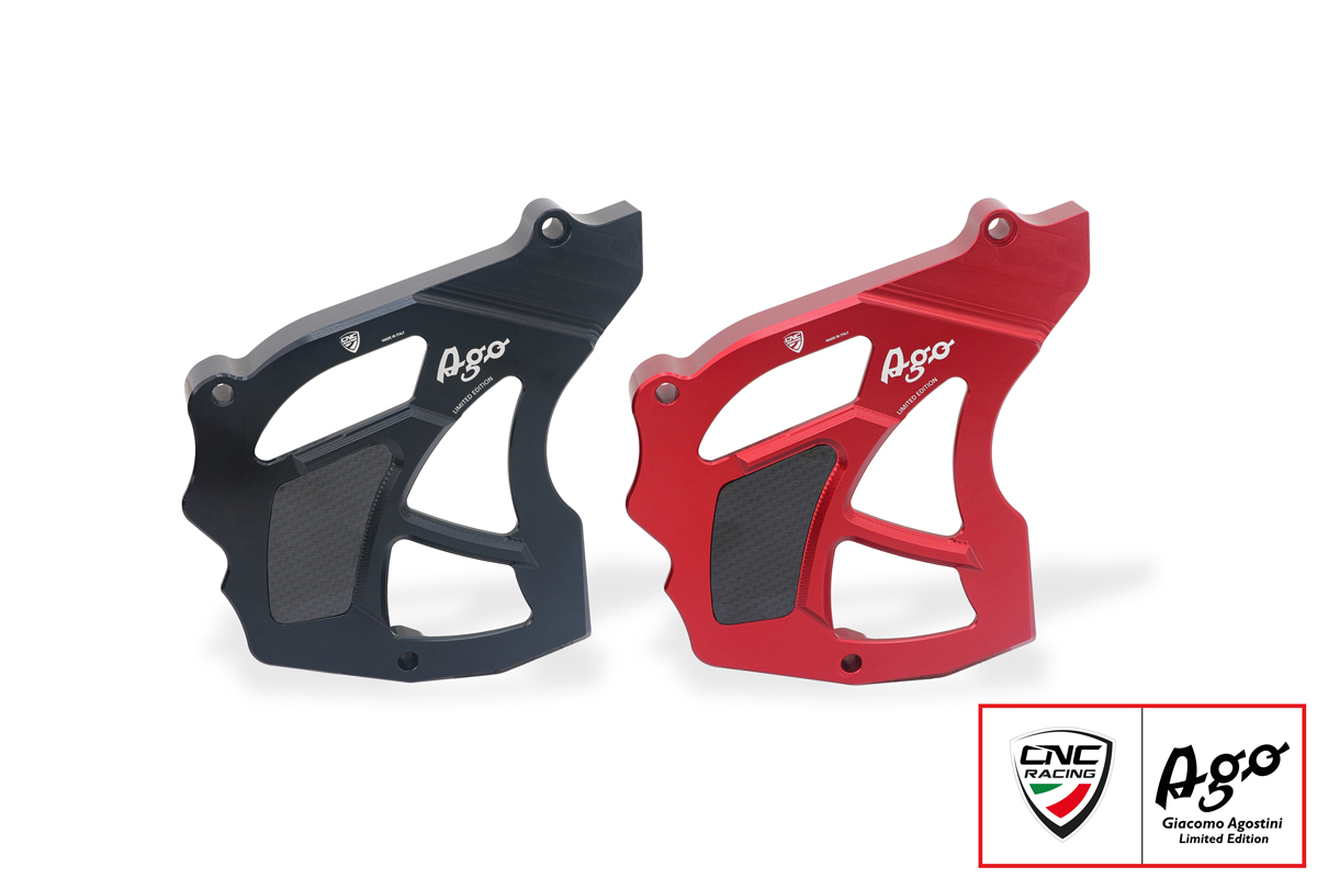 CNC Racing GIACOMO AGOSTINI LIMITED EDITION Front Sprocket Cover For MV Agusta F3 Brutale 675/800 Dragster and Rivale CNC Racing GIACOMO AGOSTINI LIMITED EDITION Front Sprocket Cover For MV Agusta F3 Brutale 675/800 Dragster and Rivale